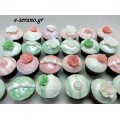 Cupcakes δαντέλα-λουλούδι