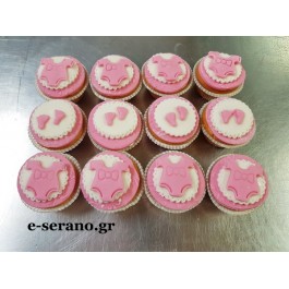 Cupcakes για νεογέννητο