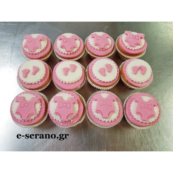 Cupcakes για νεογέννητο