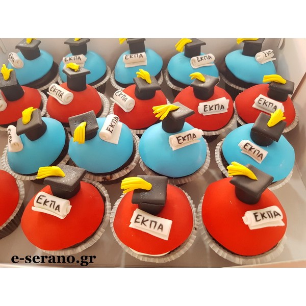 Cupcakes αποφοίτησης